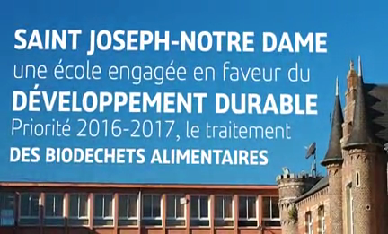 Traitement et Méthanisation des biodéchets alimentaires école St Jospeh-Notre Dame